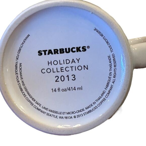 Starbucks’s 2013 Holiday Christmas Coffee Cup New in the Box - Picture 4 of 6
